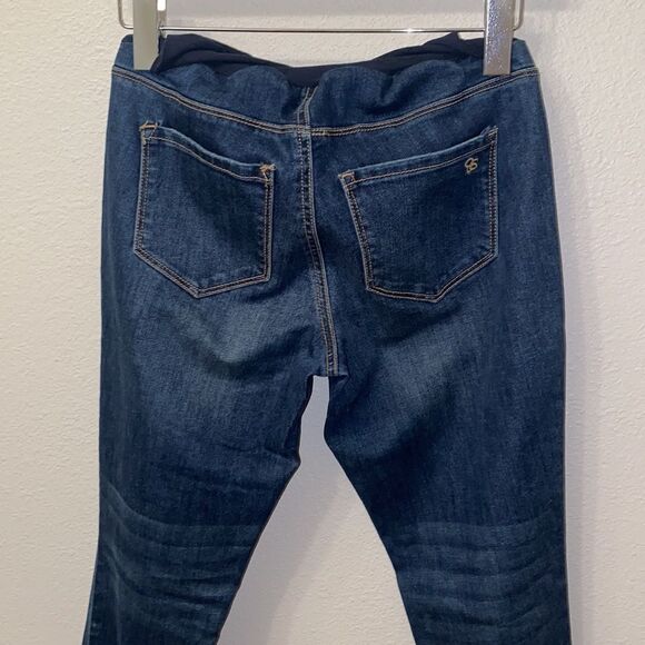 Jessica Simpson Maternity Jeans Skinny Ankle distressed Size Small Blue casual - Picture 5 of 9